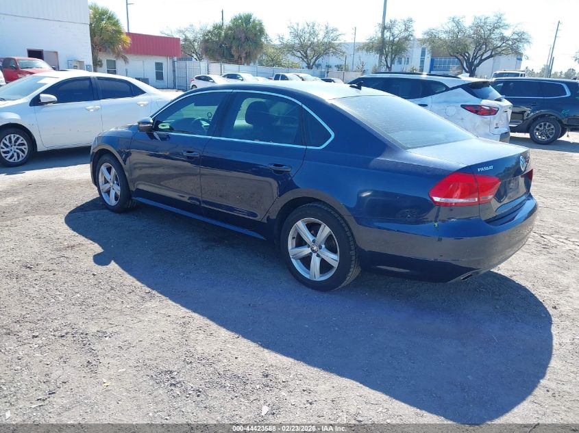2012 Volkswagen Passat 2.0L Tdi Se