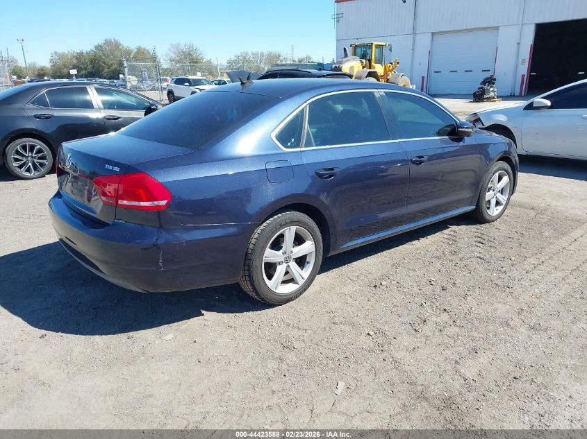 2012 Volkswagen Passat 2.0L Tdi Se