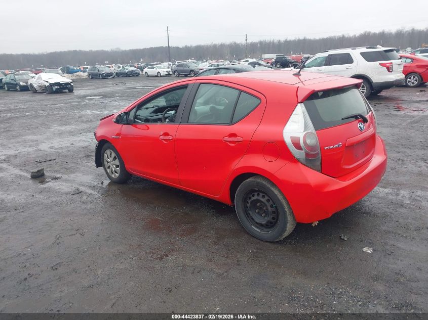 2012 Toyota Prius C Two