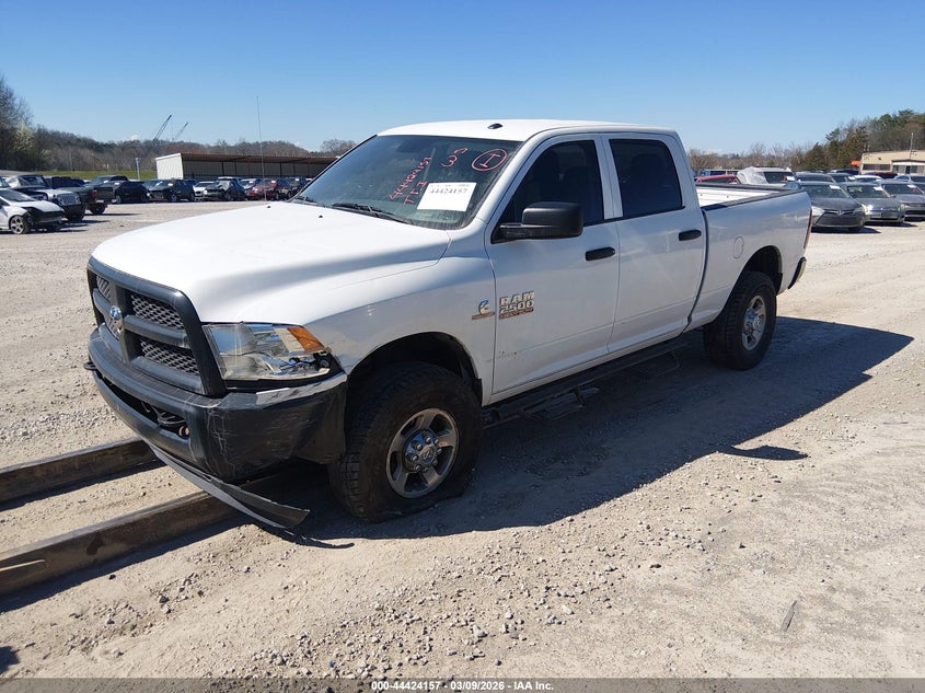 Vin: 3c6ur5cl6hg502729, lot: 44920749, ram 2500 tradesman  4x4 6'4 box 20172