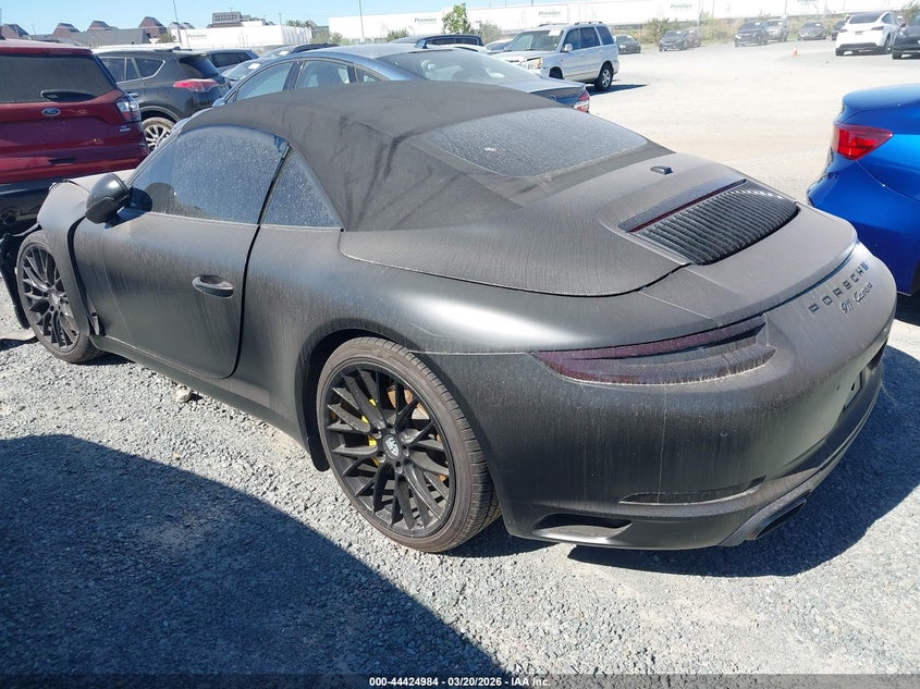Vin: wp0ca2a96hs141304, lot: 44921576, porsche 911 carrera 20173