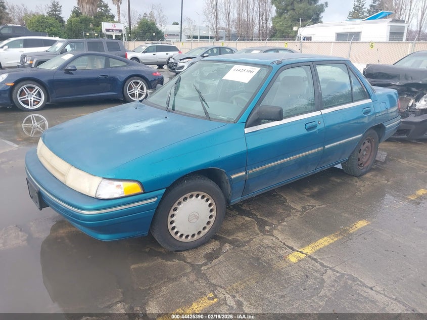 MERCURY TRACER 1995 VIN 3MASM10J0SR637176