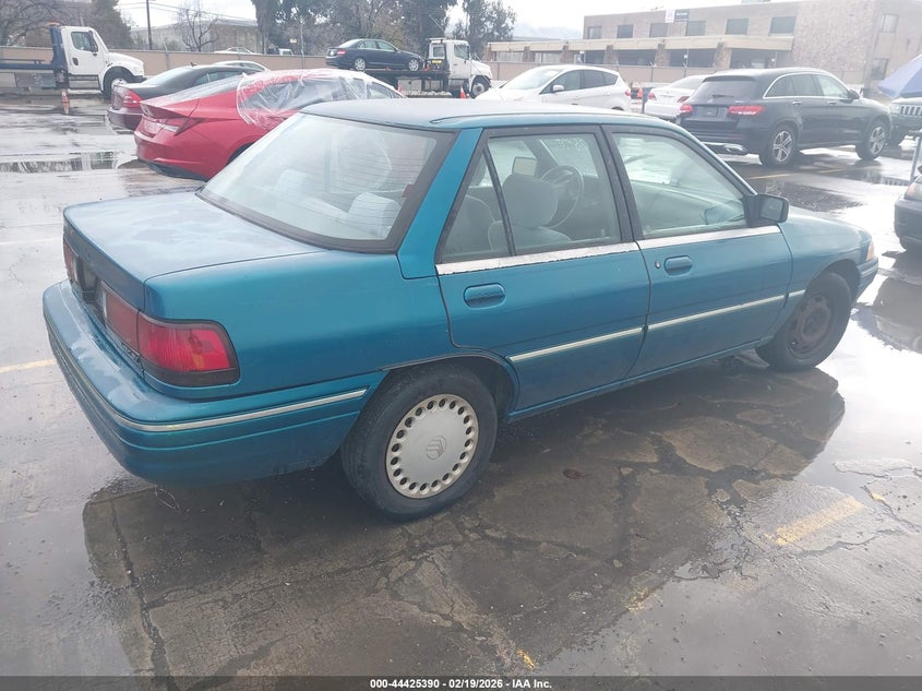 MERCURY TRACER 1995 VIN 3MASM10J0SR637176