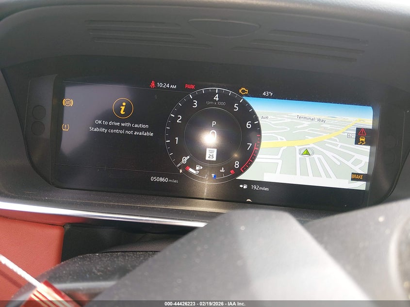 2022 LAND ROVER RANGE ROVER SPORT 5.0L V-8 DI, DOHC, V(VIN: SALWR2SE8NA221019