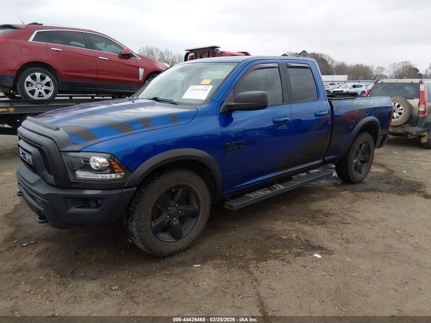 Vin: 1c6rr6gg3ks676640, lot: 44923060, ram 1500 classic warlock  4x2 6'4 box 20192