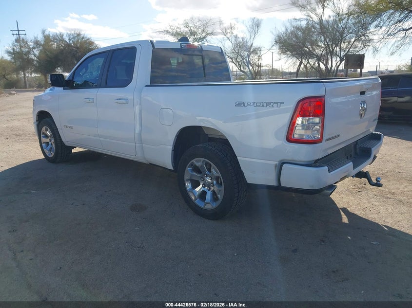 Vin: 1c6srfbt9mn540648, lot: 44923168, ram 1500 big horn  4x4 6'4 box 20213