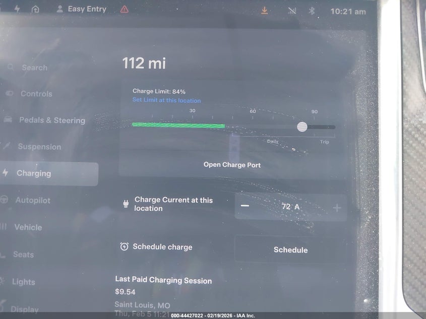 2018 Tesla Model X 100D/75D/P100D VIN: 5YJXCBE45JF089774 Lot: 44427022