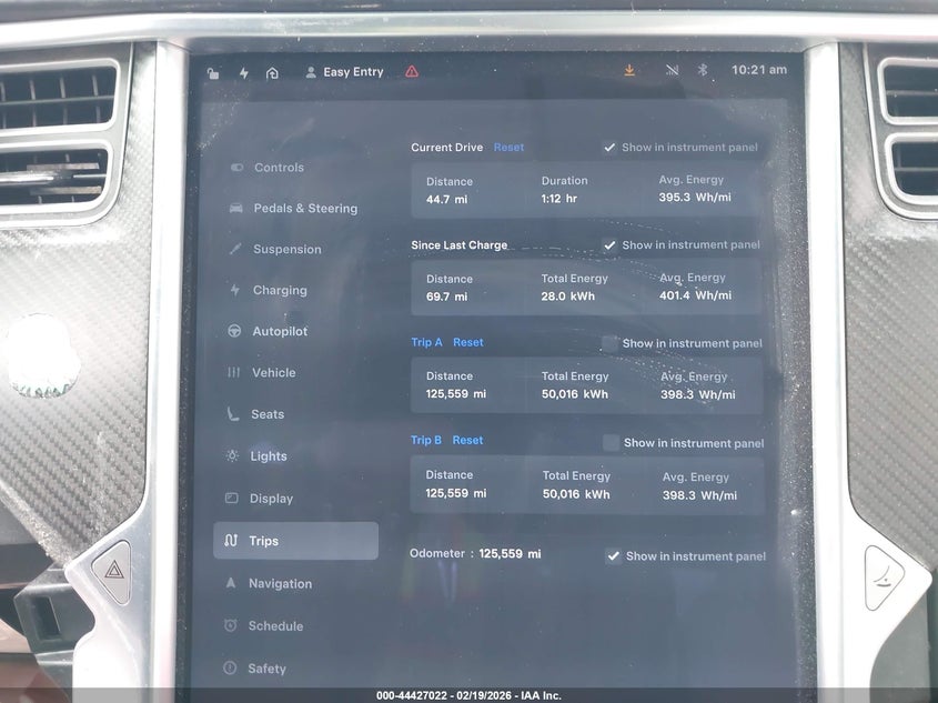 2018 Tesla Model X 100D/75D/P100D VIN: 5YJXCBE45JF089774 Lot: 44427022