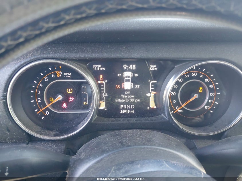 2021 Jeep Gladiator Overland 4X4 VIN: 1C6HJTFG8ML541105 Lot: 44427048