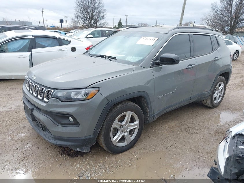 Vin: 3c4njdbn1pt503942, lot: 44923744, jeep compass latitude 4x4 20232