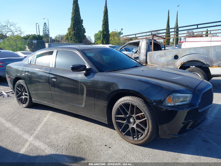 2012 Dodge Charger 3.6 Se black Lot 111044427490 Vin 2C3CDXBG3CH316503