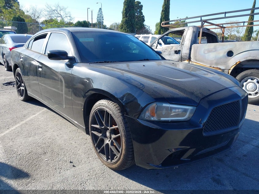 2012 Dodge Charger 3.6 Se black Lot 111044427490 Vin 2C3CDXBG3CH316503