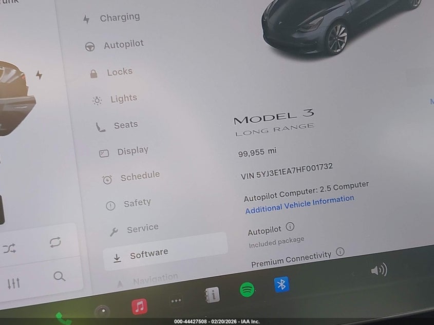 2017 Tesla Model 3 Long Range/Standard VIN: 5YJ3E1EA7HF001732 Lot: 44427508