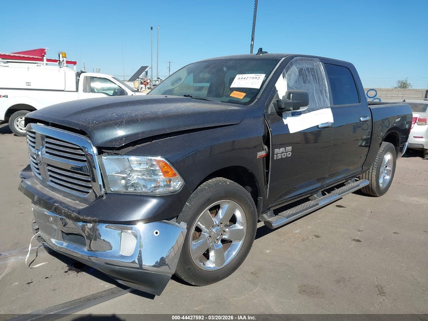 Vin: 3c6rr6lt4hg738307, lot: 44924184, ram 1500 big horn  4x2 5'7 box 20172