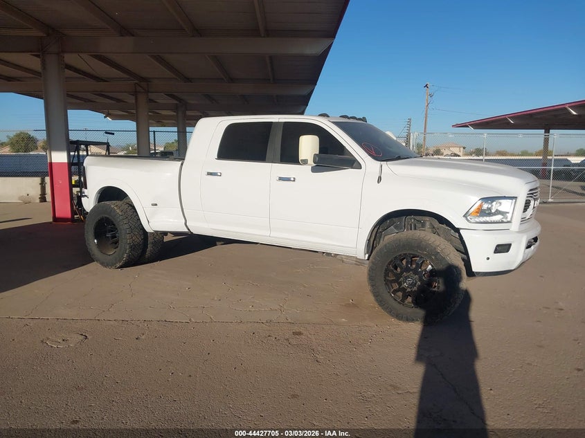 2014 Ram 3500 Ram Laramie white Lot 111044427705 Vin 3C63RRML3EG178961