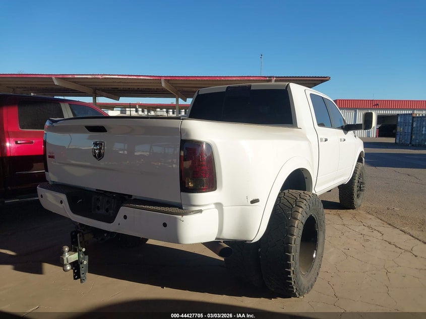 2014 Ram 3500 Ram Laramie white Lot 111044427705 Vin 3C63RRML3EG178961