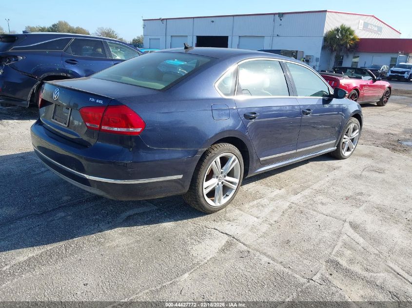 2012 Volkswagen Passat 2.0L Tdi Sel Premium