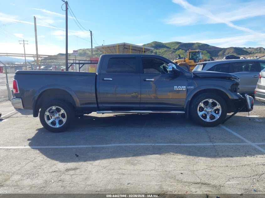 2017 Ram 1500 5.7 Ram Laramie 4X4 6'4 Box black Lot 111044427898 Vin 1C6RR7VT1HS764164
