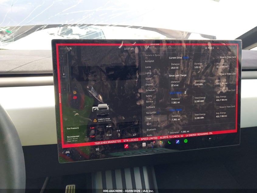 2024 Tesla Cybertruck Cyberbeast VIN: 7G2CEHEE3RA052720 Lot: 44428090