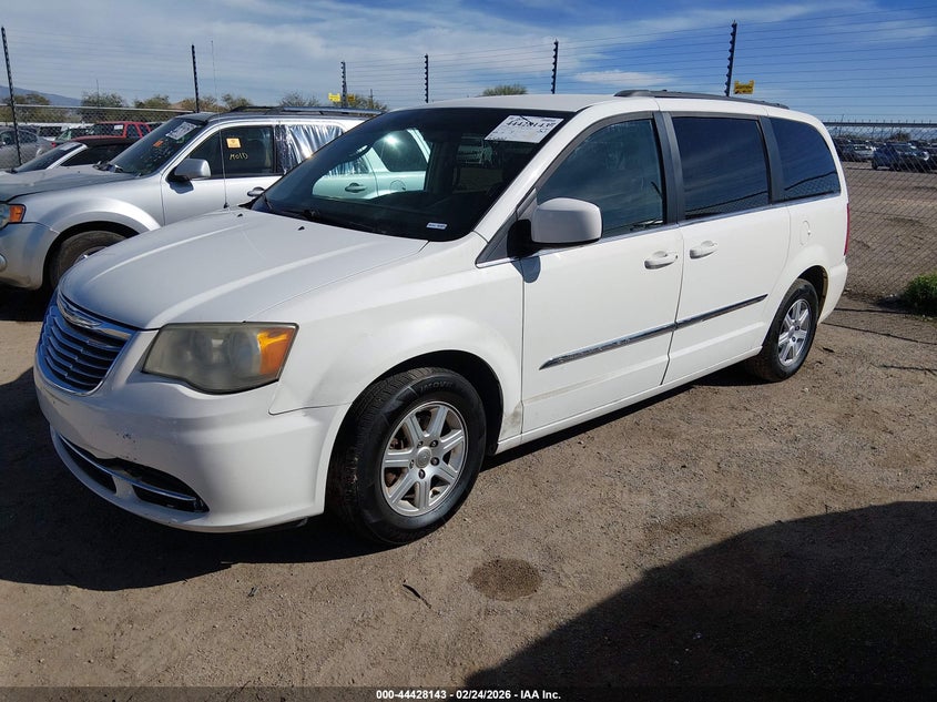 Vin: 2c4rc1bg0cr305426, lot: 44924735, chrysler town & country touring 20122