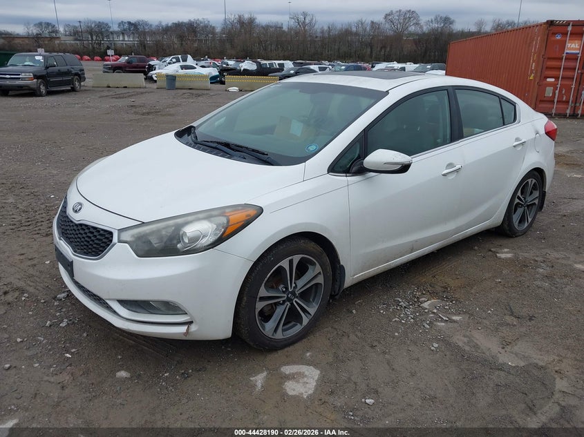 Vin: knafz4a85f5318569, lot: 44924791, kia forte ex 20152