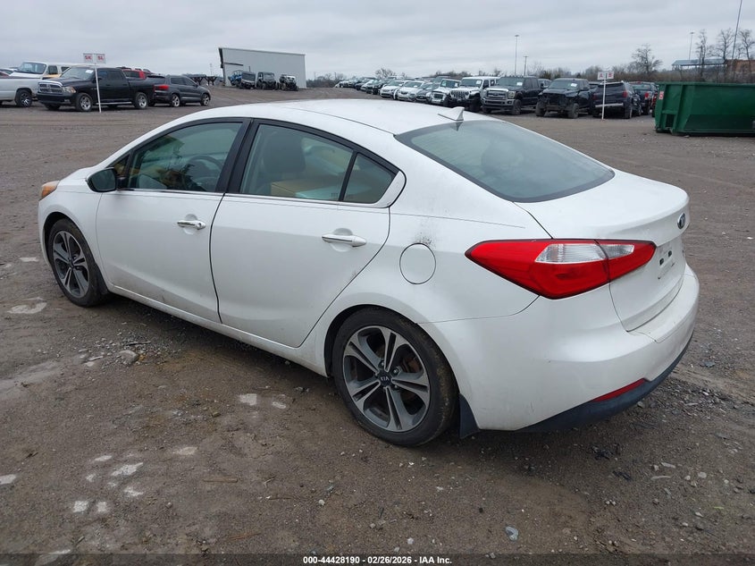 Vin: knafz4a85f5318569, lot: 44924791, kia forte ex 20153
