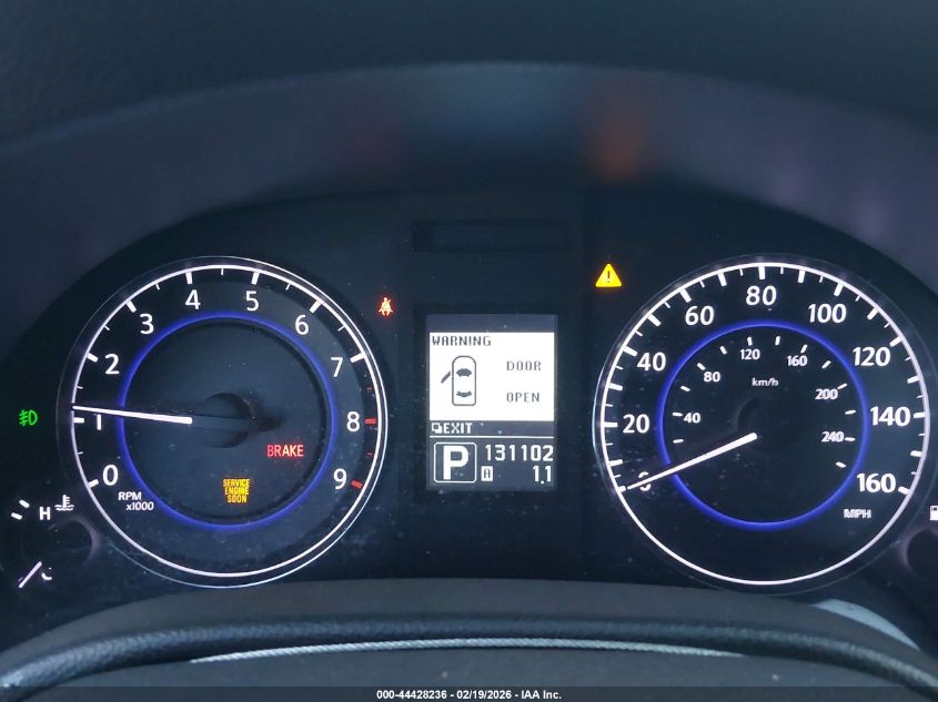 2012 Infiniti G37 Journey VIN: JN1CV6AP8CM936882 Lot: 44428236