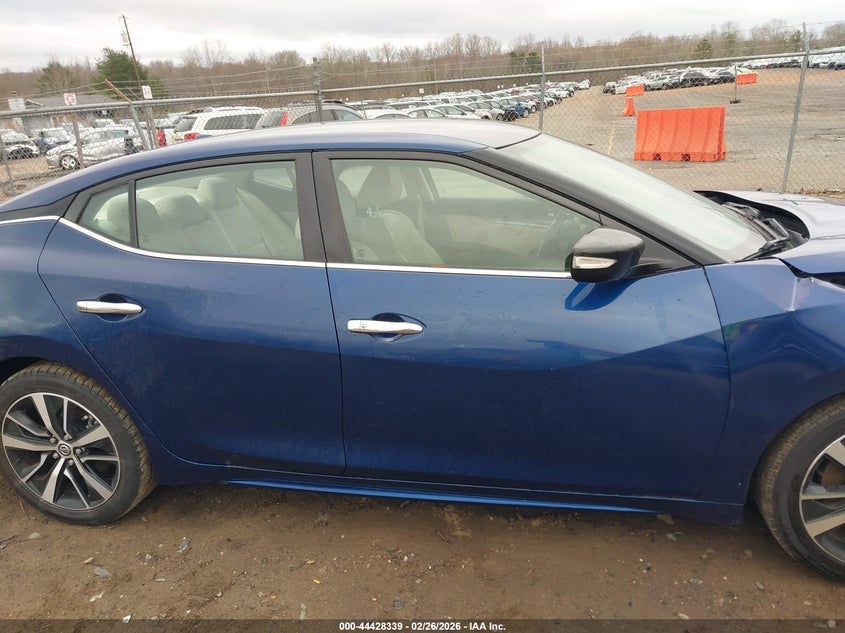 2022 Nissan Maxima 3.5 Sv Xtronic Cvt blue Lot 111044428339 Vin 1N4AA6CV4NC508317