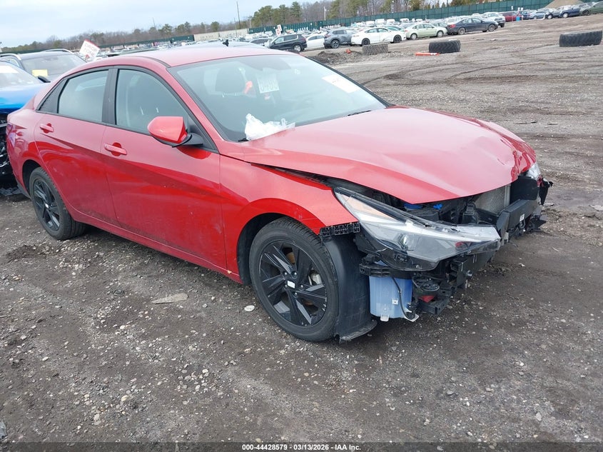 2022 Hyundai Elantra Hybrid Blue