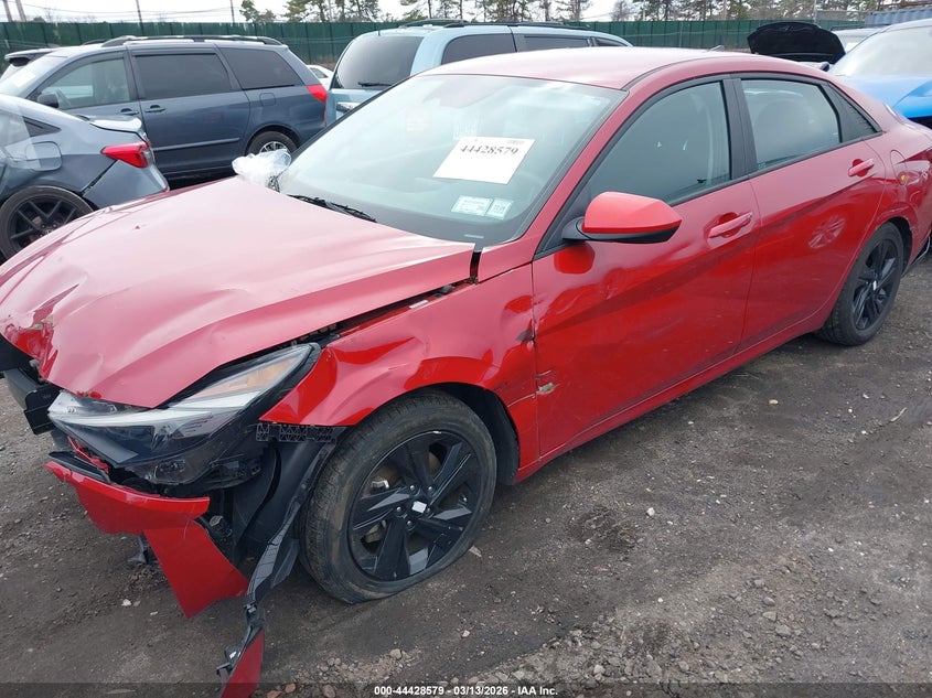 2022 Hyundai Elantra Hybrid Blue