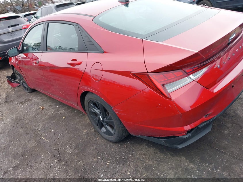 2022 Hyundai Elantra Hybrid Blue