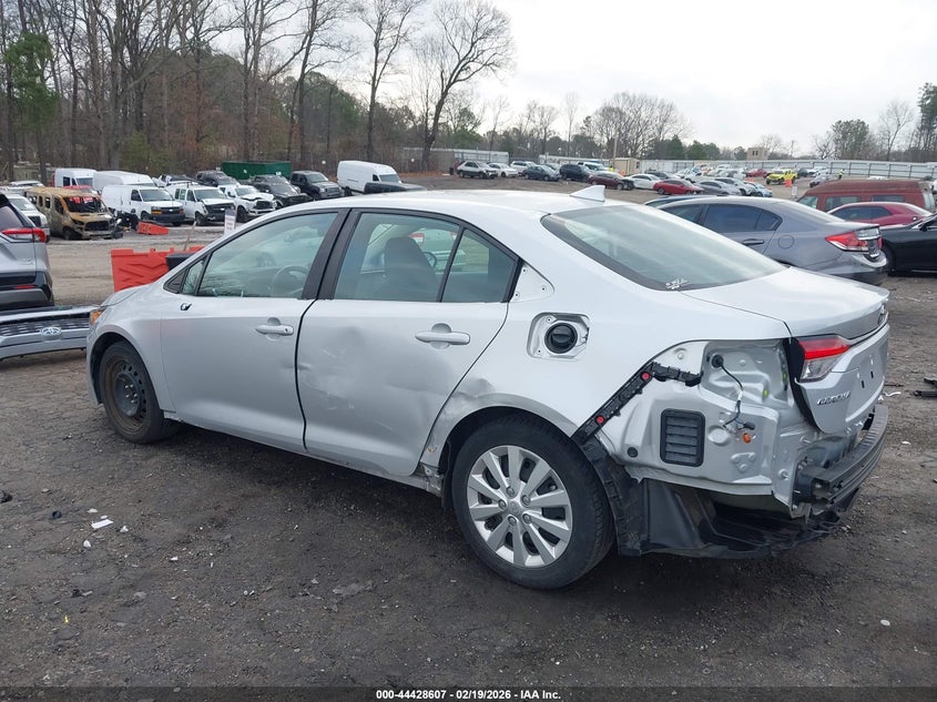 VIN 5YFEPMAE7MP222436 2021 TOYOTA COROLLA LE