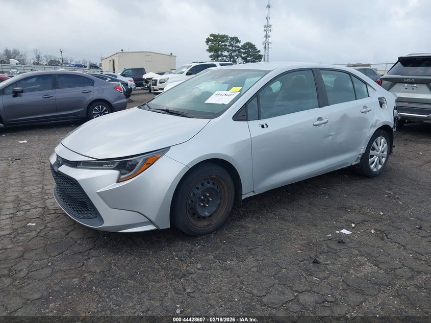 VIN 5YFEPMAE7MP222436 2021 TOYOTA COROLLA LE