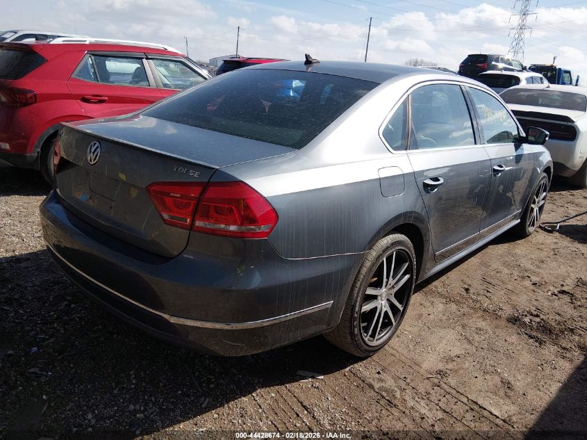 2013 Volkswagen Passat 2.0L Tdi Se