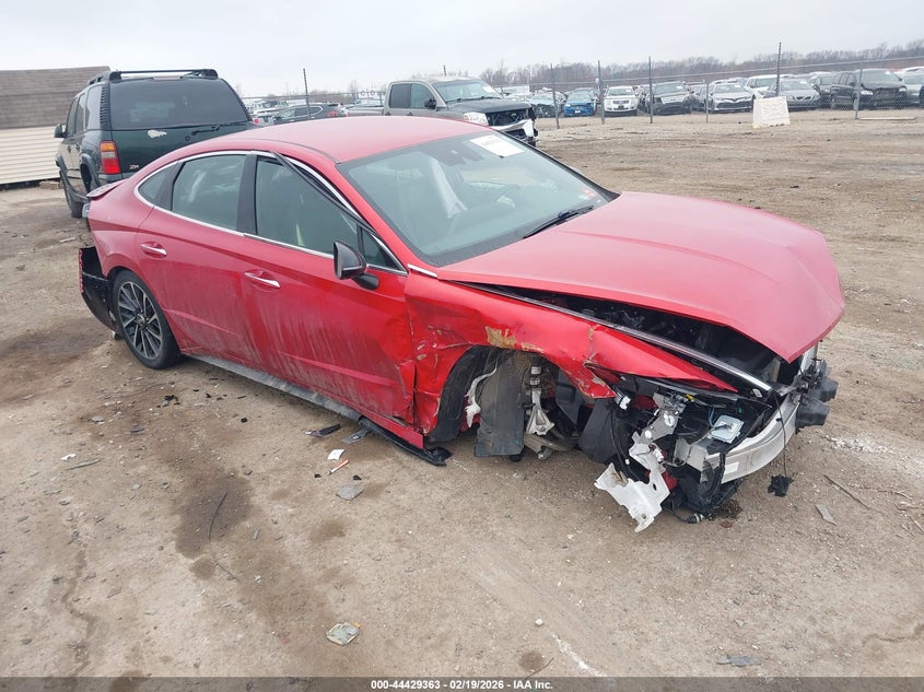 5NPEJ4J20LH028186 2020 Hyundai Sonata Sel Plus auction photo 1