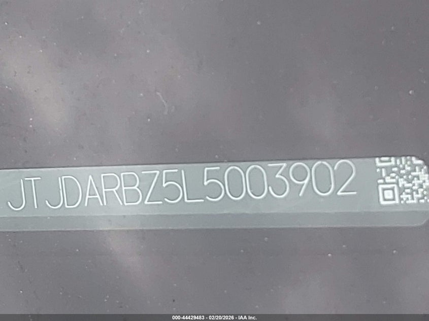 2020 Lexus Nx 300 VIN: JTJDARBZ5L5003902 Lot: 44429483