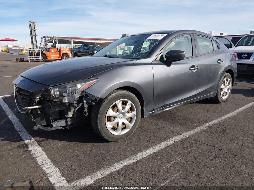 Vin: jm1bm1u74e1217997, lot: 44926177, mazda mazda3 i sport 20142