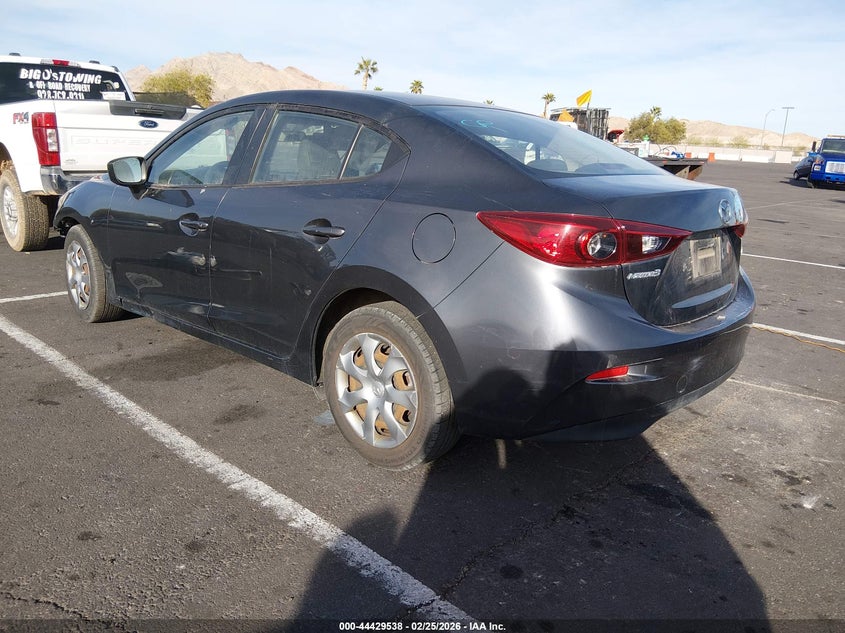 Vin: jm1bm1u74e1217997, lot: 44926177, mazda mazda3 i sport 20143