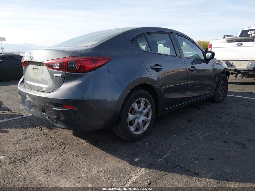 Vin: jm1bm1u74e1217997, lot: 44926177, mazda mazda3 i sport 20144