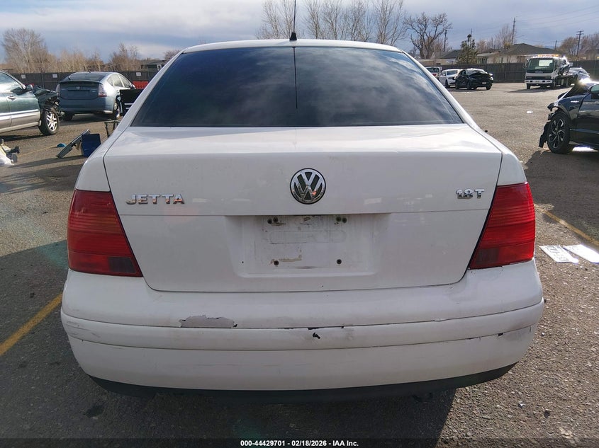 2001 Volkswagen Jetta Gls 1.8L Turbo VIN: 3VWSD69MX1M100849 Lot: 44429701