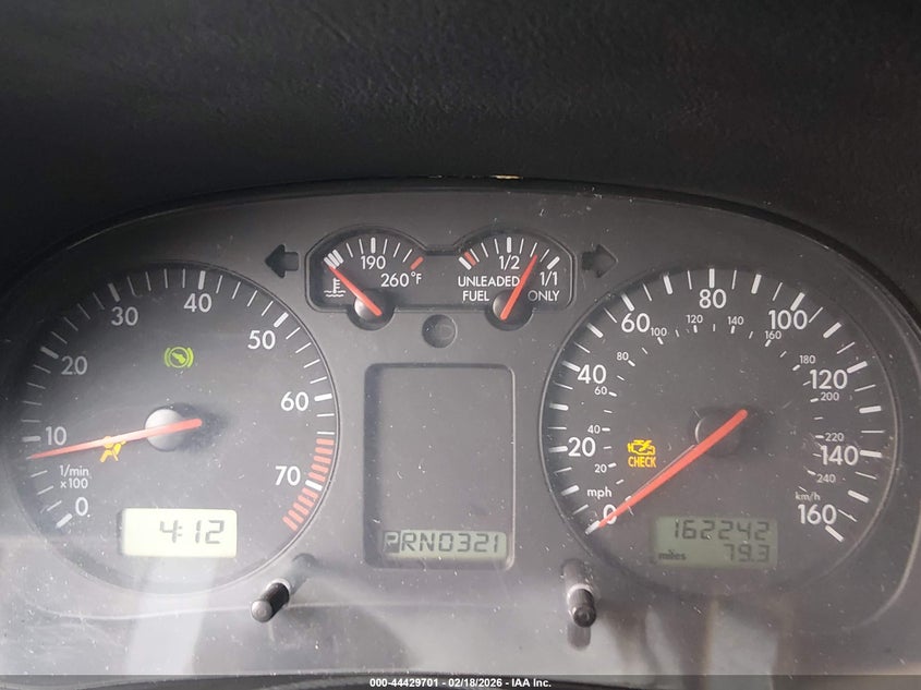 2001 Volkswagen Jetta Gls 1.8L Turbo VIN: 3VWSD69MX1M100849 Lot: 44429701