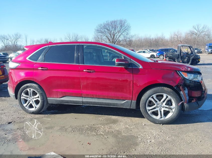 2016 Ford Edge Titanium VIN: 2FMPK4K99GBB66923 Lot: 44429740