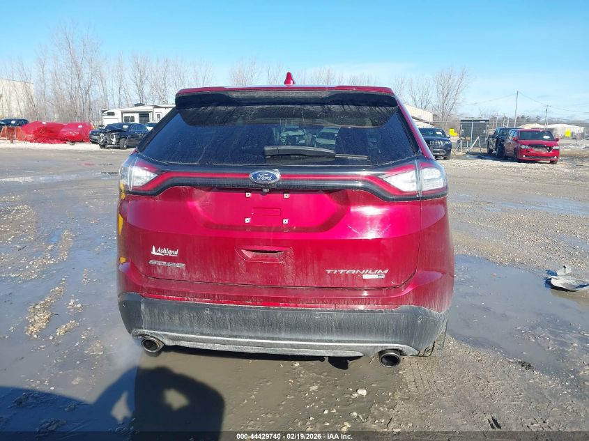 2016 Ford Edge Titanium VIN: 2FMPK4K99GBB66923 Lot: 44429740