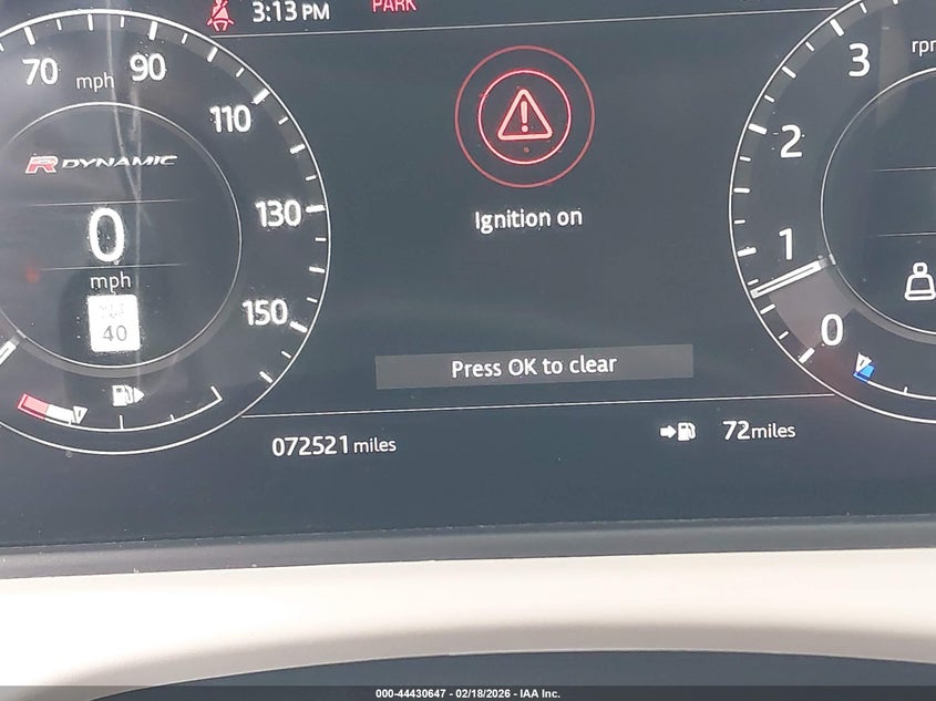 2020 Land Rover Range Rover Velar P250 R-Dynamic S VIN: SALYK2EX7LA260885 Lot: 44430647