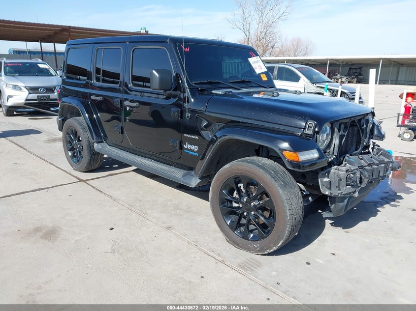 2022 JEEP WRANGLER 4XE UNLIMITED SAHARA 4X4