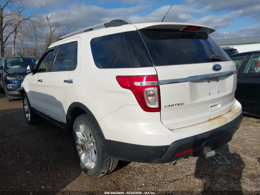 Vin: 1fm5k8f80dgb82352, lot: 44927326, ford explorer limited 20133
