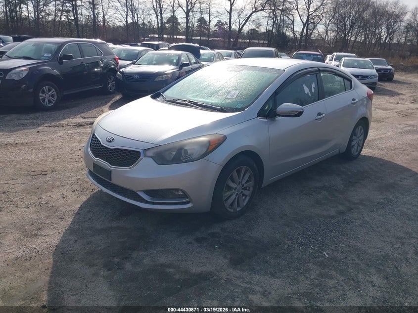 Vin: knafx4a86e5149313, lot: 44927511, kia forte ex 20142