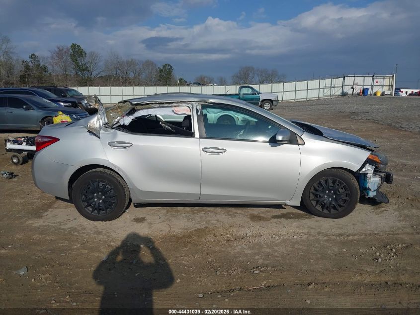 2019 Toyota Corolla Le VIN: 5YFBURHE8KP893237 Lot: 44431039