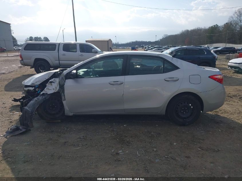 2019 Toyota Corolla Le VIN: 5YFBURHE8KP893237 Lot: 44431039