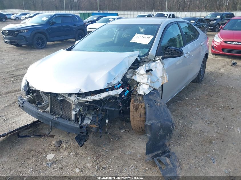 2019 Toyota Corolla Le VIN: 5YFBURHE8KP893237 Lot: 44431039